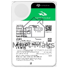 Жесткий диск HDD Seagate BarraCuda 20Tb 7200rpm SATA 512Mb 3.5
