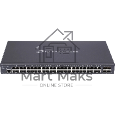 Коммутатор TP-Link TL-SG3452X, 48×1 Гбит/с + 4×10 Гбит/с SFP+ Uplink, управляемый