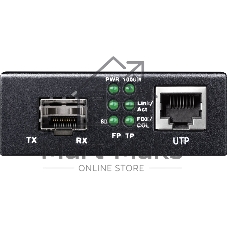 Медиаконвертер 10/100/1000M SFP Slot to 10/100/1000M PoE+ Port, IEEE 802.3at/af