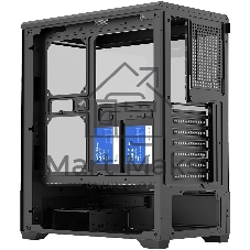 Корпус Bloody CC-127-BK, Midi-Tower, чёрный