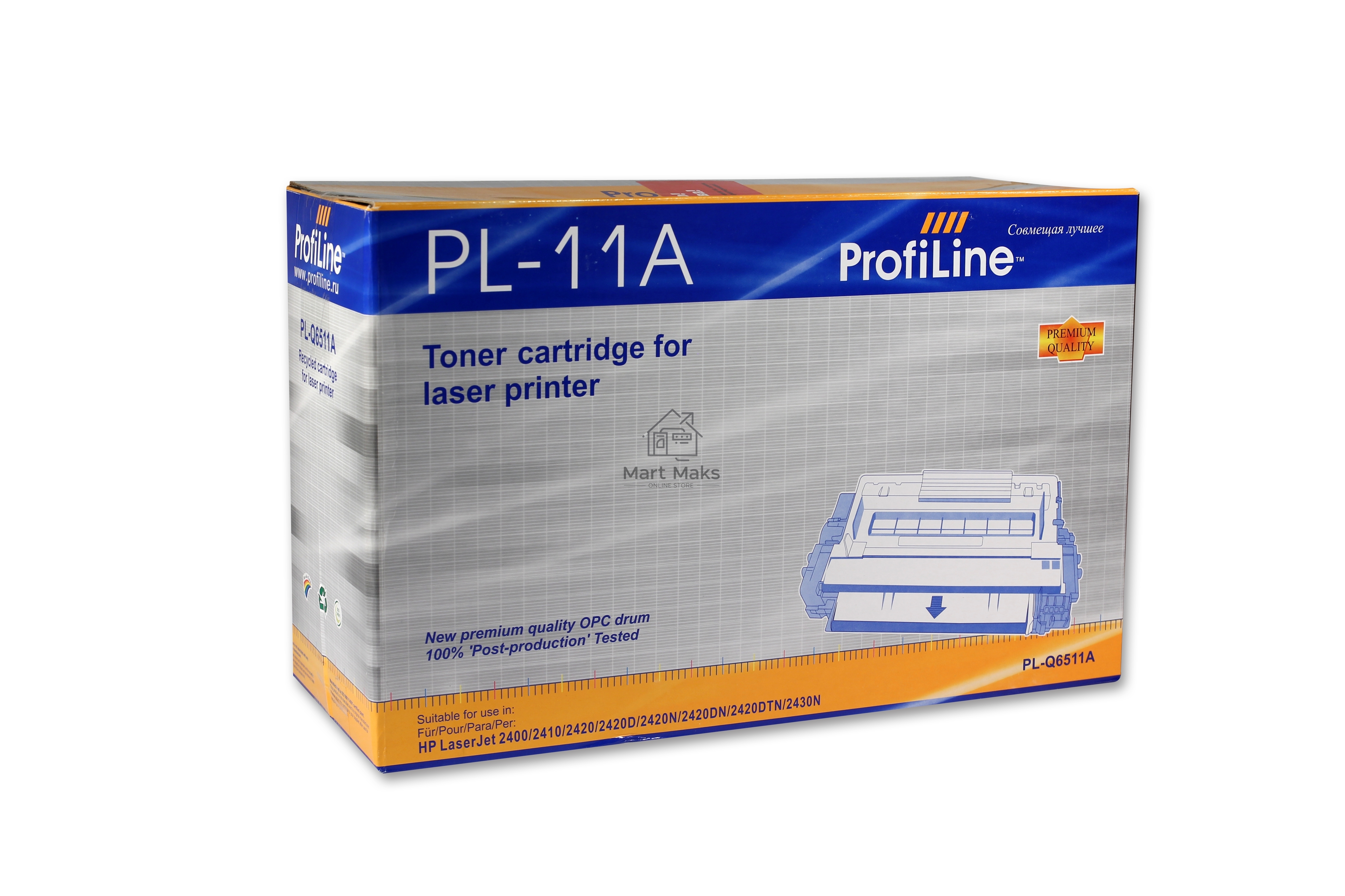 Картридж лазерный ProfiLine PL-Q6511A/710 для принтеров HP LJ 2400/2410/2420/2420d/2420n/2420dn/2420dtn/2430n Canon Laser Shot LBP 3460 6000 копий