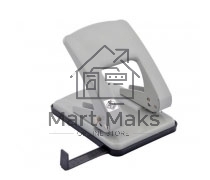 Дырокол Kw-Trio Stylish Heavy Duty 976L/GR, до 40 листов, металл серый, отверстий: 2, с линейкой