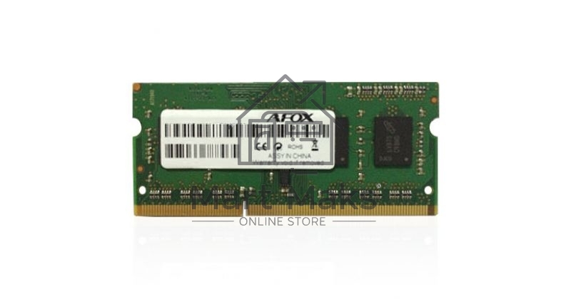 Оперативная память AFOX AFSD44FK1P, DDR4, 4GB (1x4 GB), 2666 MHz, CL19, SO-DIMM
