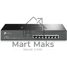 Коммутатор TP-Link TL-SG1008MP 8-портовый настольный/монтируемый в стойку гигабитный коммутатор с 8 портами PoE+