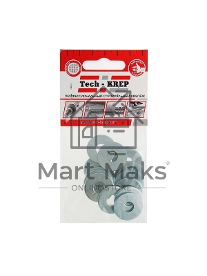 Шайба кузовная M8 цинк. DIN 9021 (уп.15шт) пакет Tech-Krep 103038 Шайба кузовная M8 цинк. DIN 9021 (уп.15шт) пакет Tech-Krep 103038