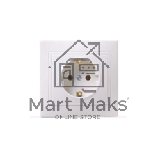 Розетка силовая IEK ERK21-K01-16-DM РСш12-3-КБ 2 местн. c з/к с защ.штор. 16А КВАРТА (белый)