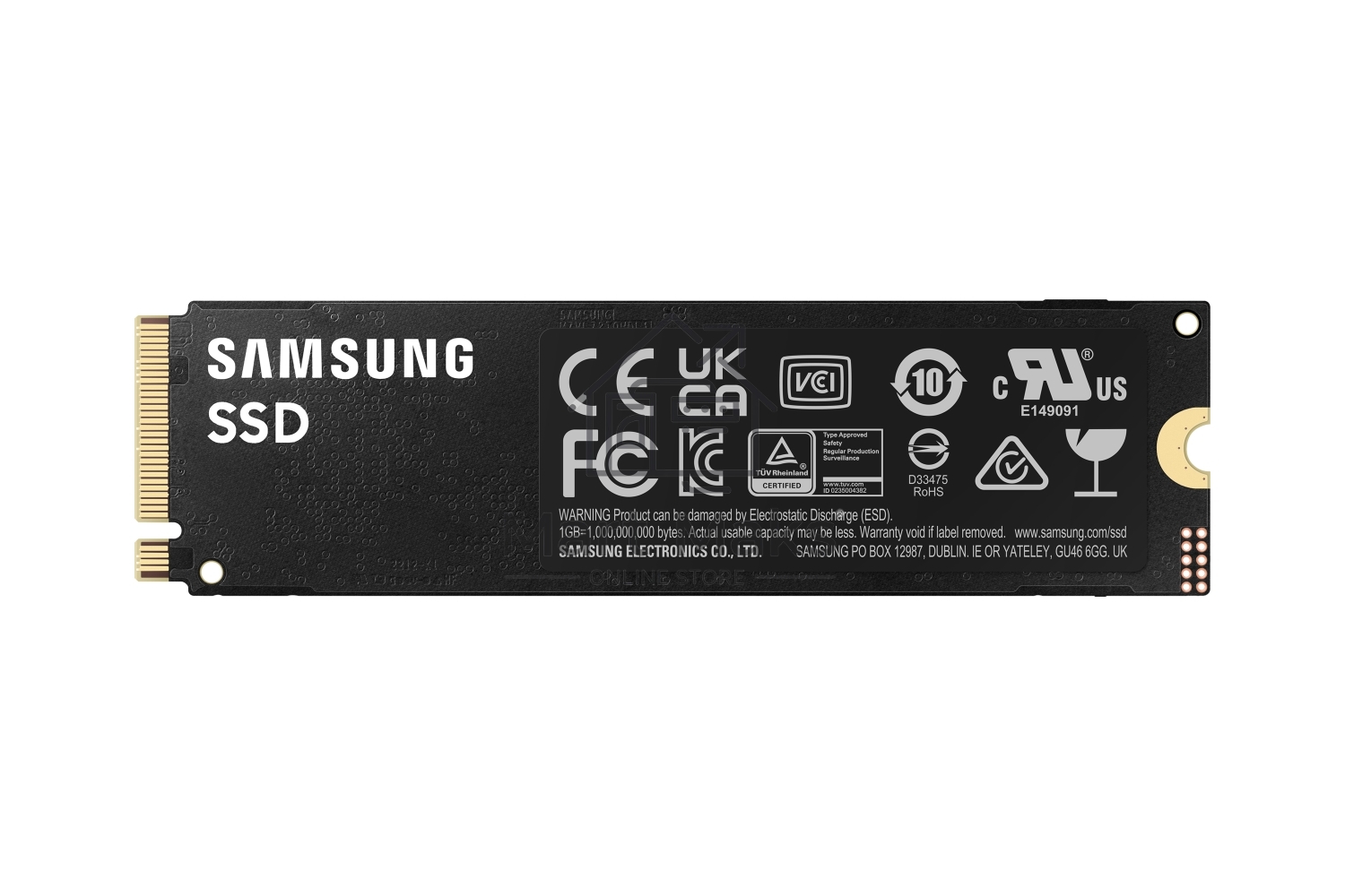 Накопитель SSD Samsung 990 PRO, 2TB, PCIe 4.0 x4, M.2 2280, NVMe, R/W 7450/6900
