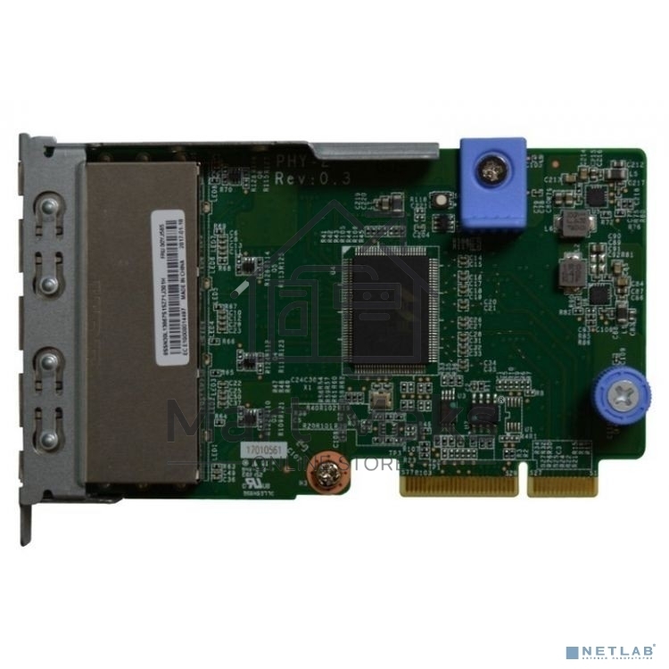 Плата коммуникационная Lenovo 1Gb 4-port RJ45 LOM