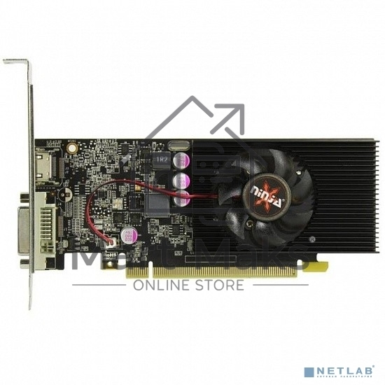 Видеокарта Sinotex Ninja, GT1030  (384SP) 2G 64BIT GDDR5 (Dual Link DVI-D/HDMI)PCIE,NK103FG25F  RTL