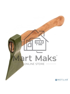 Топор кованный, в сборе, 800/1050 г, деревянное топорище, 400 мм, Б2 Сибртех