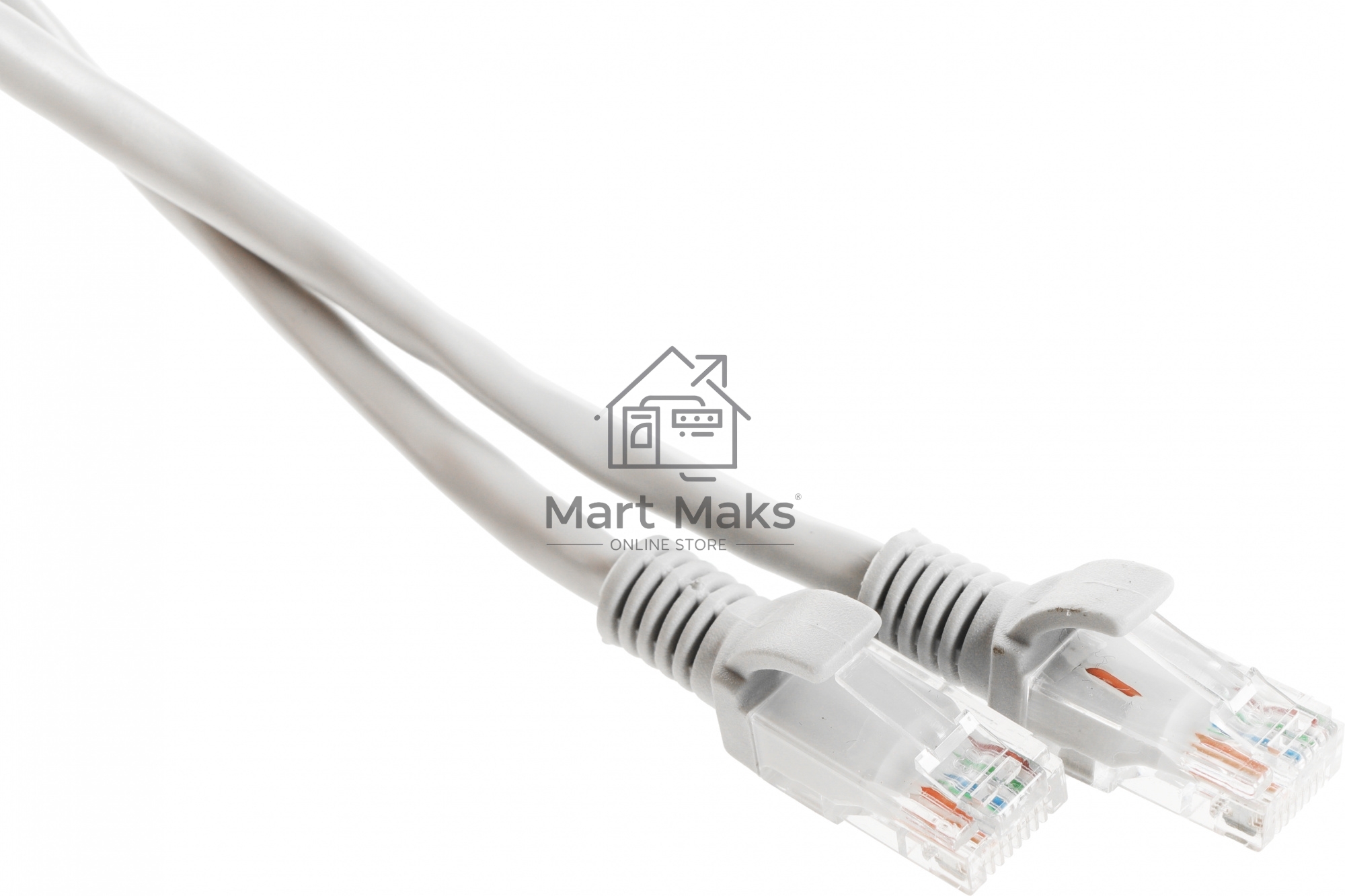 Патч-корд Premier PP12-10M 1000Гбит/с UTP 4 пары cat.5E CCA molded 10м серый RJ-45 (m)-RJ-45 (m)