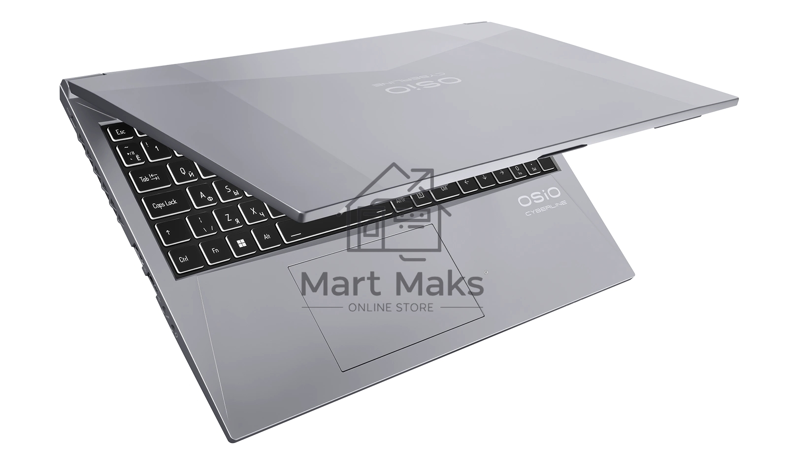 Ноутбук OSIO CyberLine C150i-002 серый i5-12600H /NVidia RTX 4050/16/512/NoOS/(Ghz)/Gb/Ext: + не МПТ