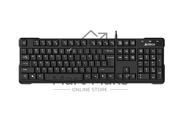 Клавиатура A4Tech KR-750 проводная, USB Type-A, чёрный