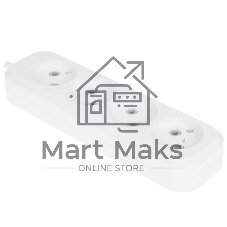 Удлинитель бытовой Smartbuy (SBE-10-4-05-N) 4 гнз х 5,0 м (10А/2.2кВт, ПВС 2х1.0)