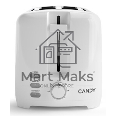 Тостер Candy CT-250 белый, 930 Вт, 2 слота