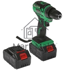Дрель-шуруповерт Zitrek Greenpower 20 Pro 063-4061, 20 В, 4 Ач, 42 Нм, бесщеточный