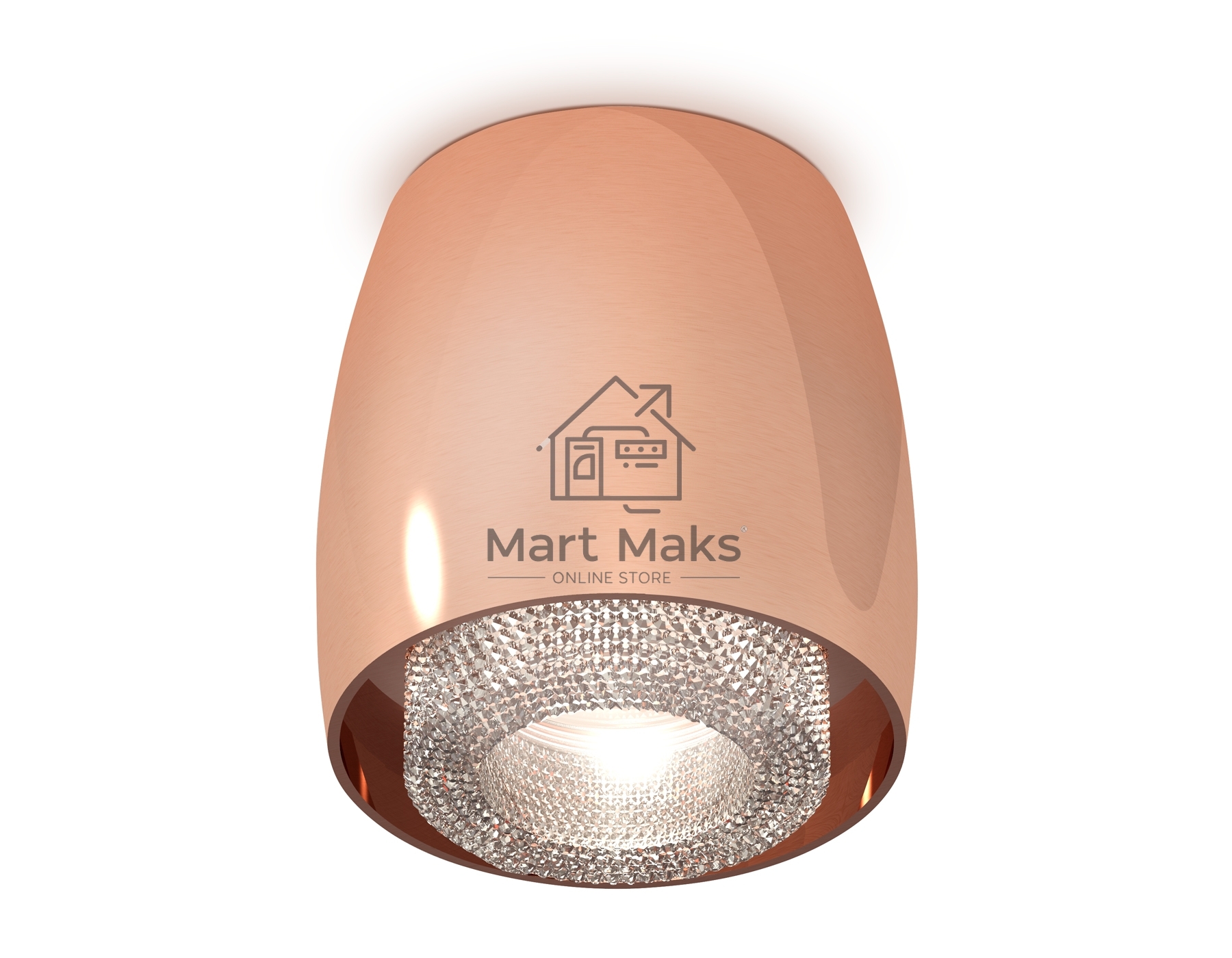 Светильник Ambrella Light XS1144010 PPG/CL золото розовое полированное/прозрачный MR16 GU5.3 (C1144, N7191)