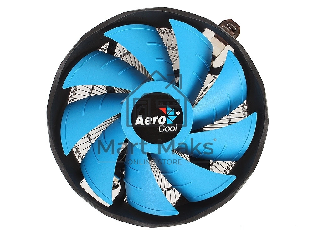Кулер для процессора AeroCool / Formula Verkho Plus серебристый/черный, 120 мм, алюминий, 2000 об/мин, 26.5 дБ, 4 pin, 110 Вт, 68 мм