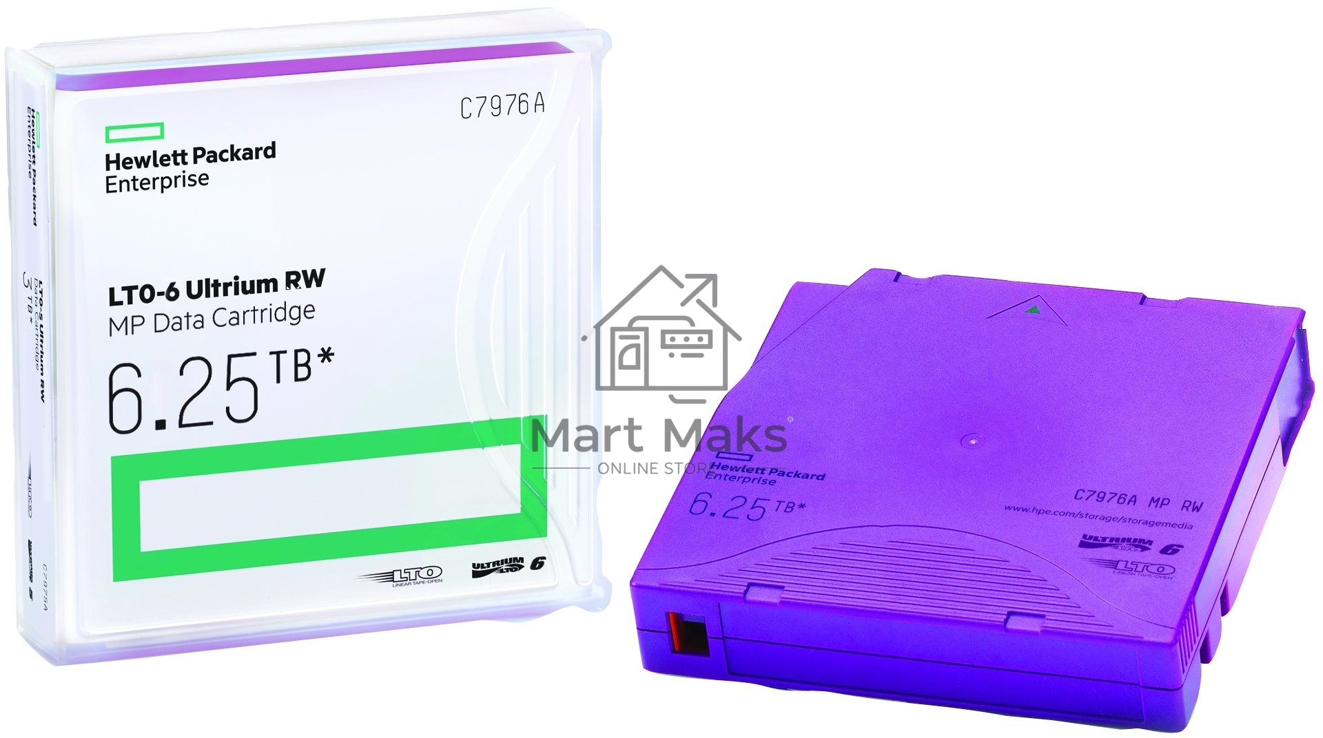 Картридж Hewlett-Packard LTO-6 Ultrium 6.25TB (C7976A)
