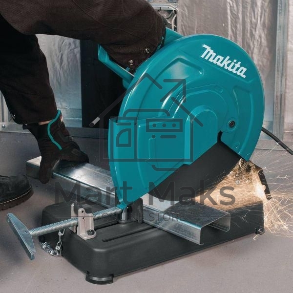 Пилы электрические дисковые, торцовочные Makita LW1401 Пила монтаж,2200Вт,3800об\м,диск-ф355х25.4мм,рез-70х233мм,16.6кг,кор