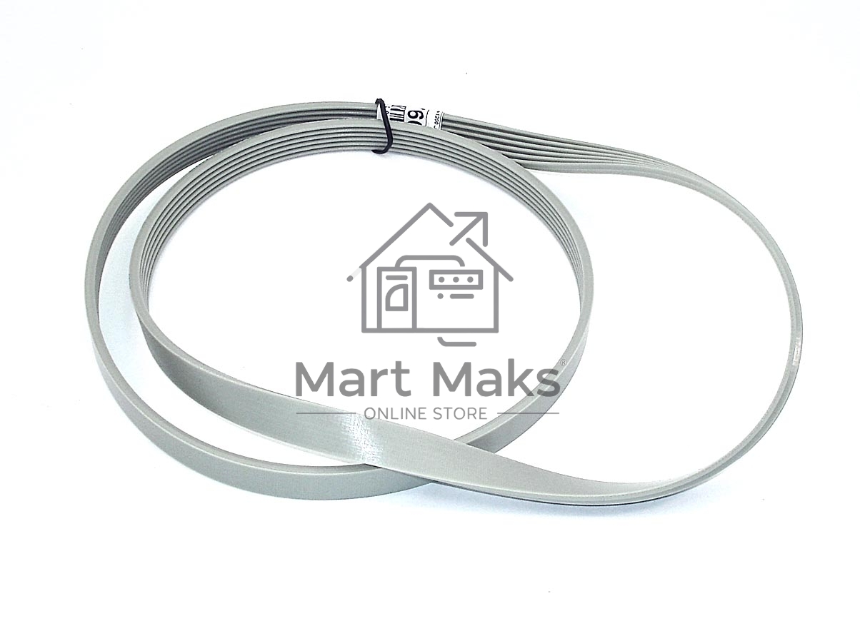 Ремень 1200 J6 для стиральной машины Electrolux, Zanussi, AEG, Whirlpool, Indesit белый 1145мм