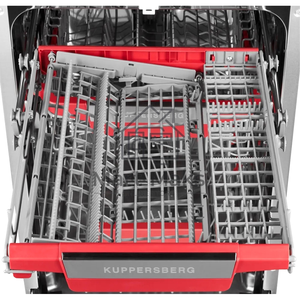 Встраиваемая посудомоечная машина Kuppersberg GLM 4580, серебристый, 44.8 см, 11 компл., 44 дБ, класс A++