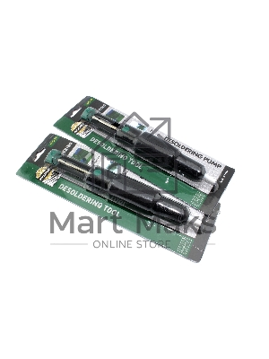 Оловоотсос пластиковый с мягкой ручкой набор 2 шт