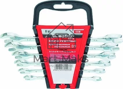 Набор рожковых ключей MATRIX 15236 (6 - 17 мм)6 шт.