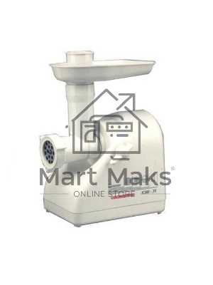 Мясорубка электрическая Белвар Помощница КЭМ-36/220-4-32, 1000 Вт, насадка для теста, колбас, шинковка, ф-ция реверс