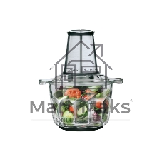 Измельчитель Centek CT-1395 Сталь 600Вт 2 скорости, стеклянная чаша 2,0л, разборные ножи, 4 лезвия