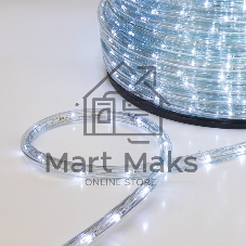 Дюралайт Neon-night LED, свечение с динамикой (3W) - белый Эконом 24 LED/м, бухта 100м
