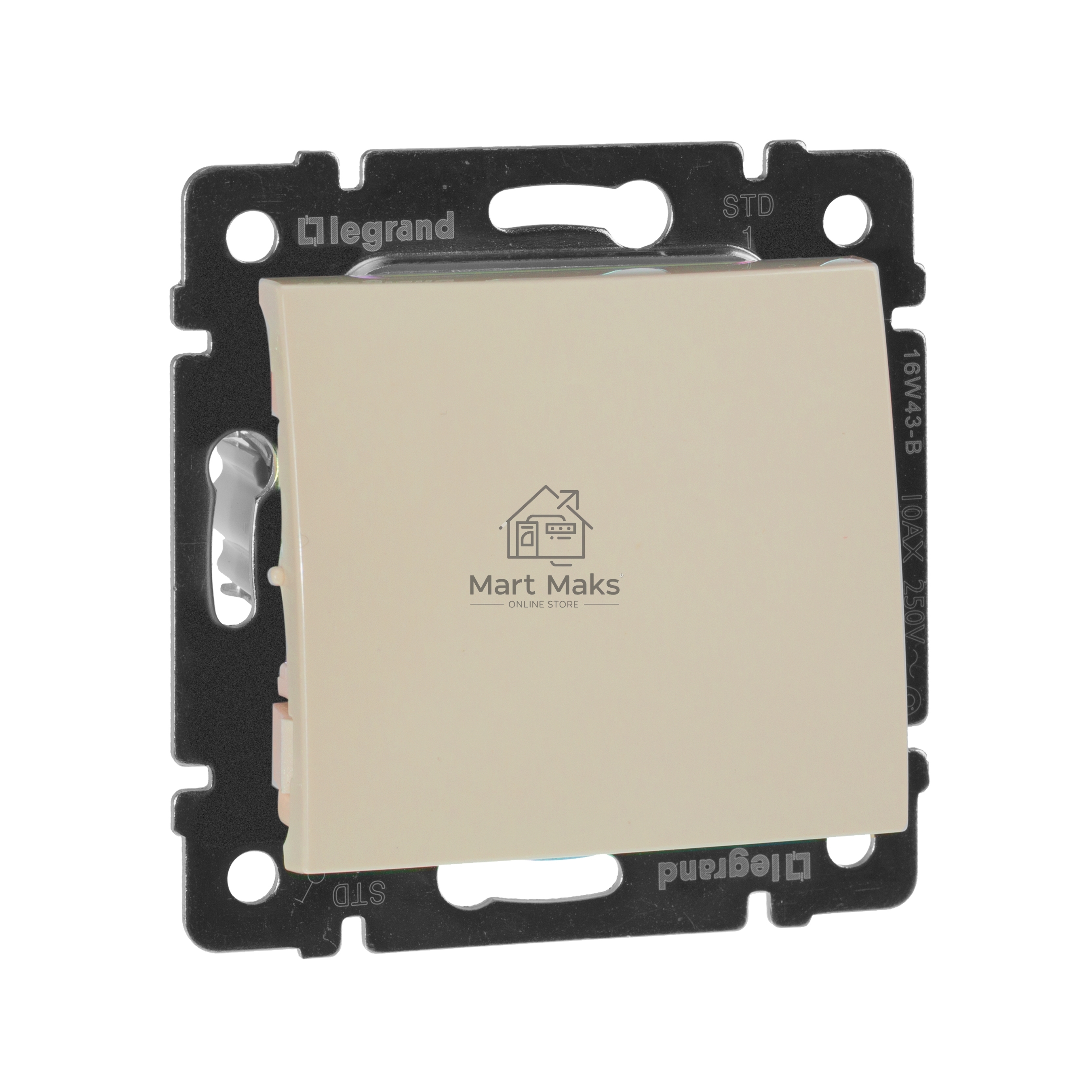Выключатель Legrand 774301 Valena простой 10 Ax (слоновая кость)