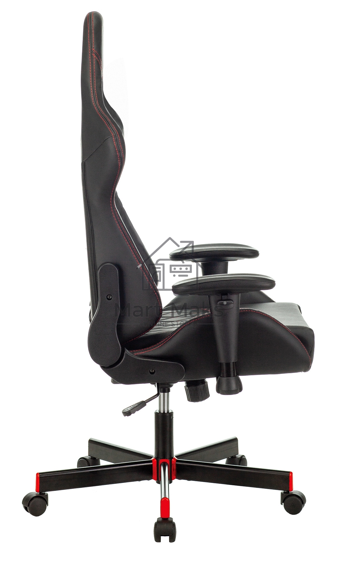 Кресло игровое A4Tech Bloody GC-800 черный ромбик, эко.кожа