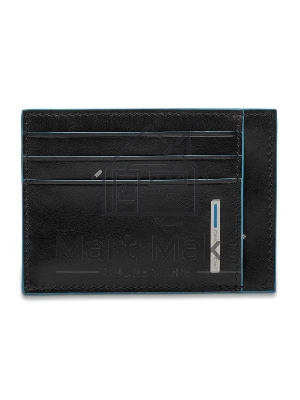 Чехол для кредитных карт Piquadro Blue Square PP2762B2R/N черный натур.кожа