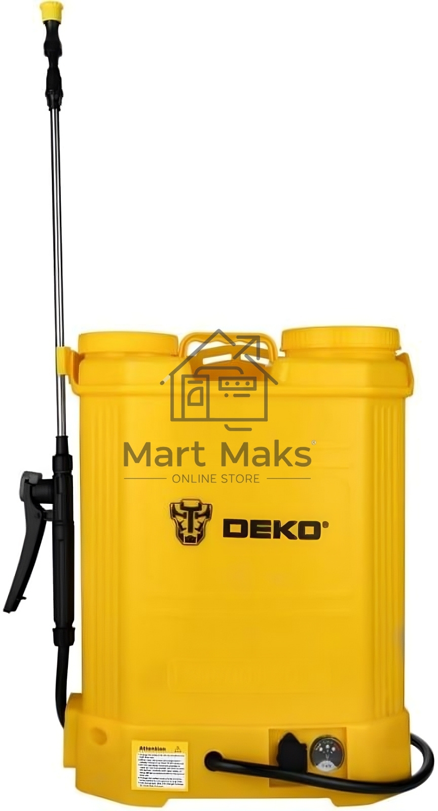 Опрыскиватель Deko DKSP10 16л желтый (065-0954)
