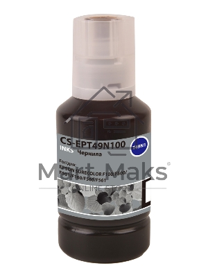 Чернила Cactus CS-EPT49N100 T49N1 черный сублимационный 140 мл для Epson SureColor SC-F100/F500