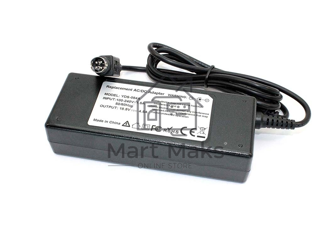 Блок питания (сетевой адаптер) для ноутбуков HP 18.5V 4.5A 4pin 83W OEM