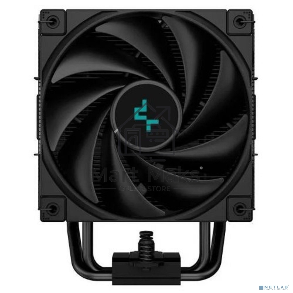Кулер для процессора DEEPCOOL AK500 ZERO DARK черный, 120 мм, алюминий/медь, 1850 об/мин, 31.5 дБ, 4 pin, 240 Вт, 158 мм