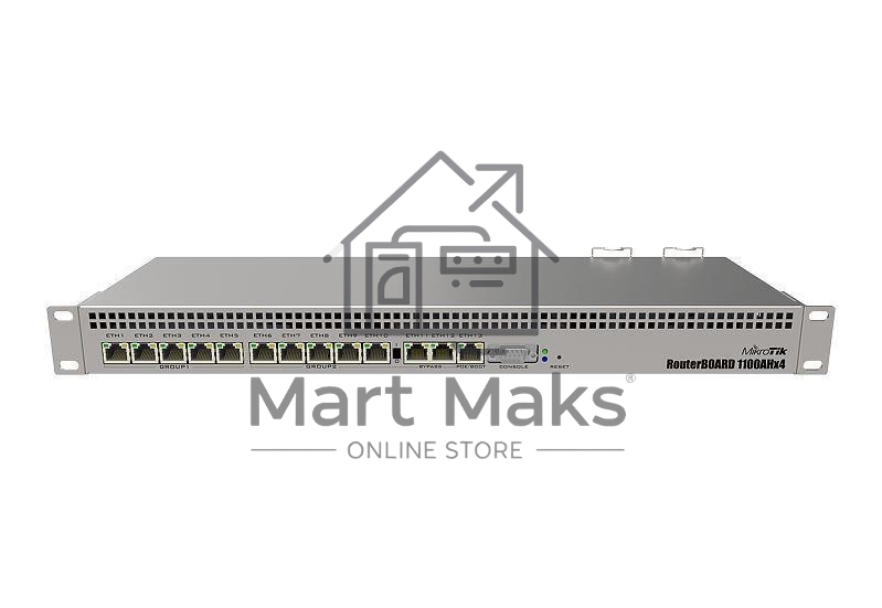 Маршрутизатор 10/100/1000M 13PORT RB1100AHX4 MIKROTIK