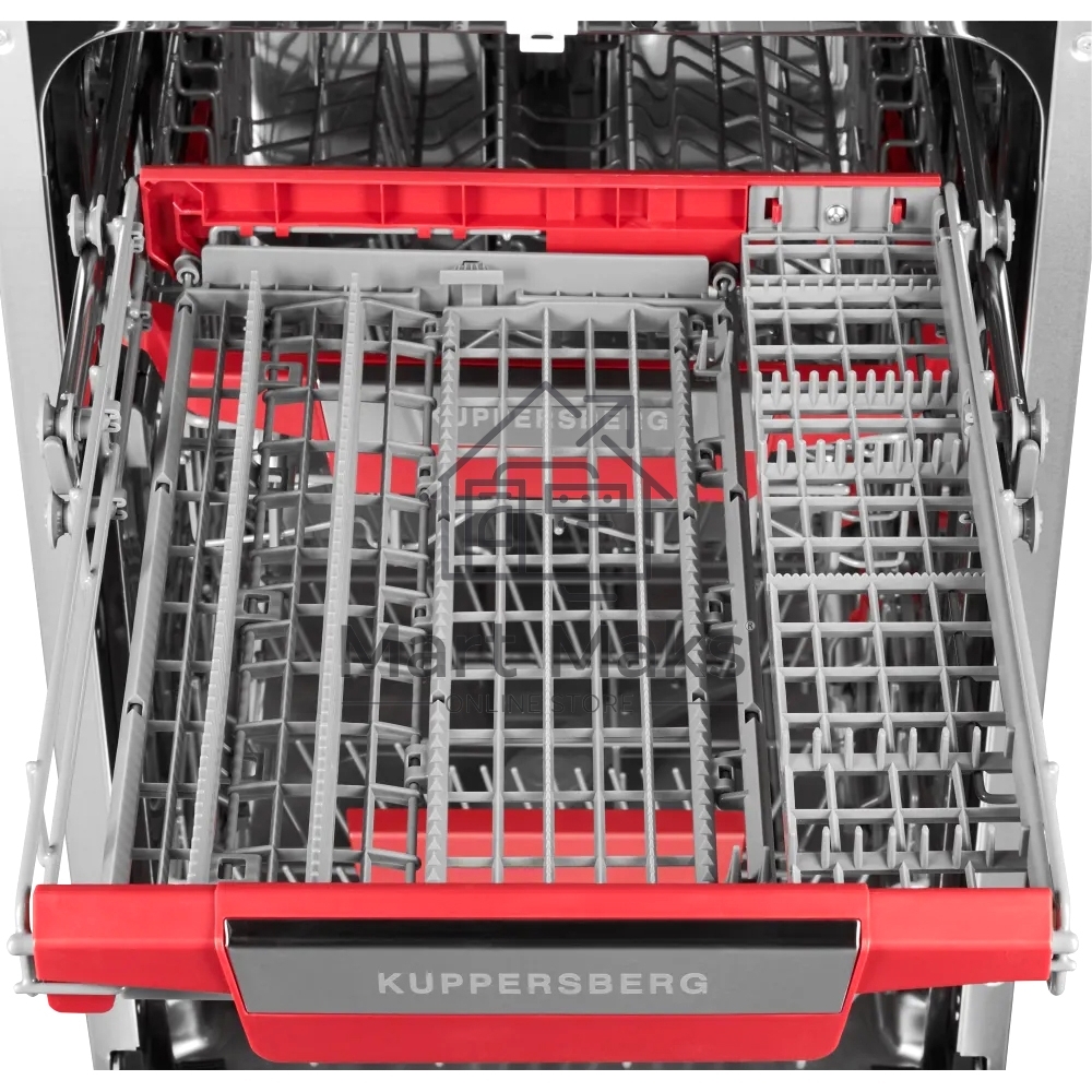 Встраиваемая посудомоечная машина Kuppersberg GLM 4580, серебристый, 44.8 см, 11 компл., 44 дБ, класс A++