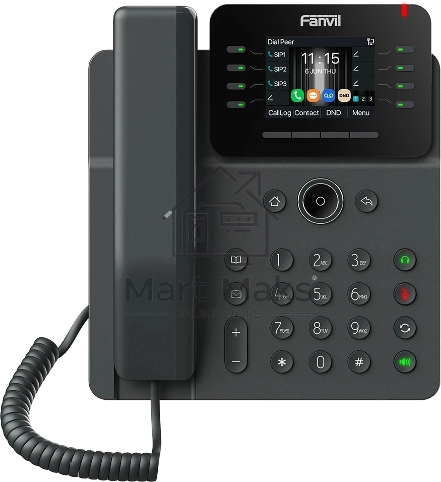 Телефон IP Fanvil V62G черный