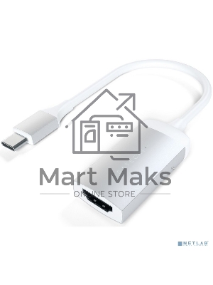 Адаптер Satechi Type-C to HDMI 4K 60HZ. Поддержка 4K/60Hz. Материал корпуса алюминий. Цвет серебряный.