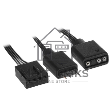 Вентилятор для корпуса PCCooler EF120 ARGb черный, 120 мм, 1500 об/мин, 25.7 дБ, 4 pin