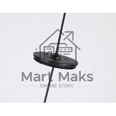 A2652 BK черный крепеж трековый подвесной для корпуса DIY D60mm 240*42*25 H1500