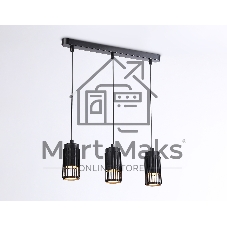 Светильник Ambrella light TN51699/3 BK черный GU10/3 400*60*1120