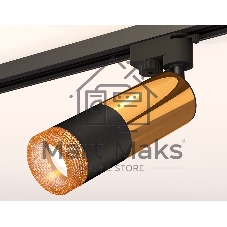 Светильник Ambrella light XT6302071 SBK/PYG/CF черный песок/золото желтое полированное/кофе MR16 GU5.3