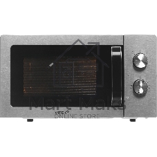 Микроволновая печь Vitek VT-MW1420 черный, 20 л, 700 Вт, переключатели — поворотный механизм
