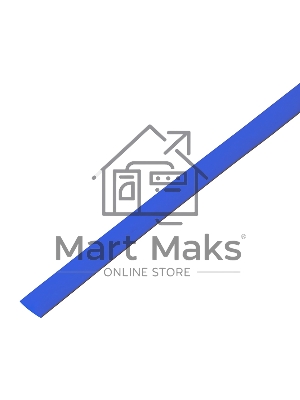 Термоусадочная трубка 6,0/3,0 мм, синяя, упаковка 50 шт. по 1 м PROconnect