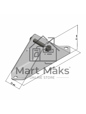 Пятка для мачт малая Rexant