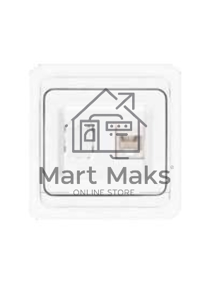 Розетка компьютерная 1-м СП Валери бел. UNIVersal В0035